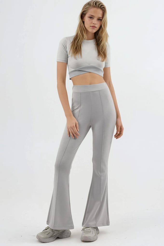 Modal Touch Flared Broek