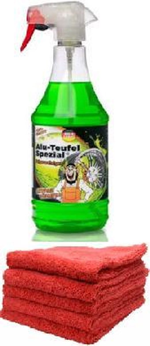 Alu Teufel Speciaal Velgenreiniger + 10 microvezeldoek