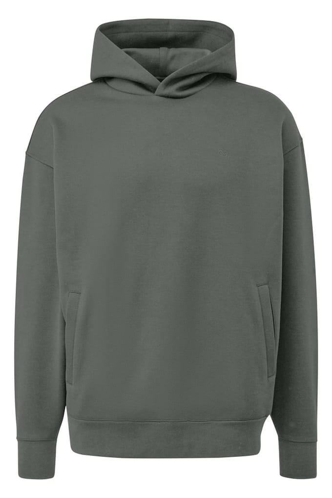 Q/S designed by - Heren sweater - Maat M - Mannen - GRIJS - voering