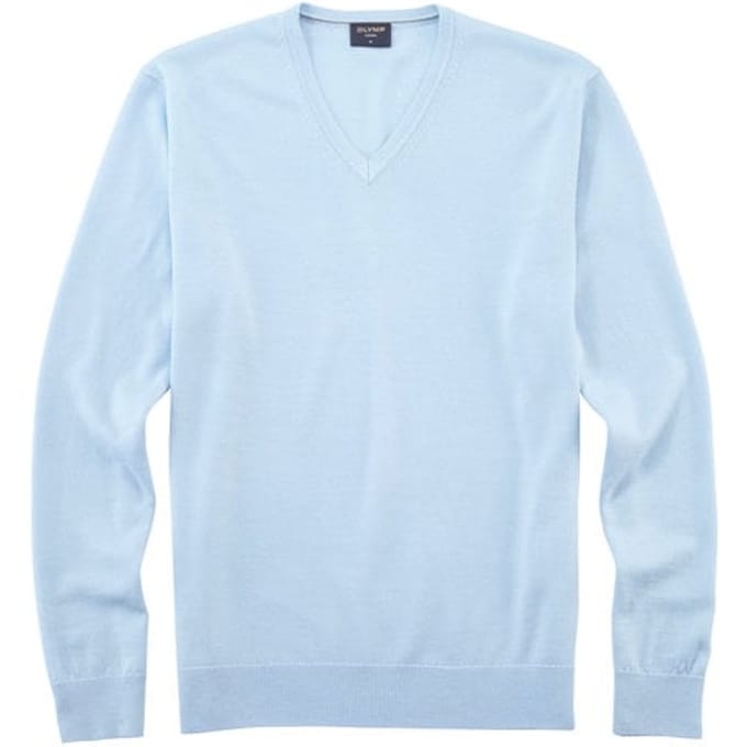 OLYMP Casual Breisel, Lichtblauw