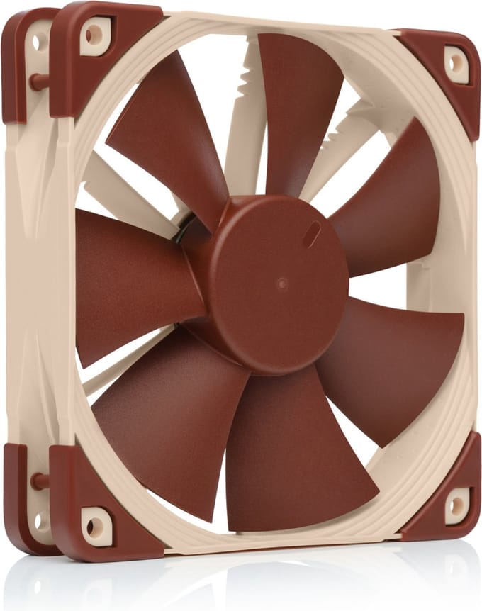 Noctua NF-F12 5V PWM - Case ventilator - 120mm - Brown - 22 dBA