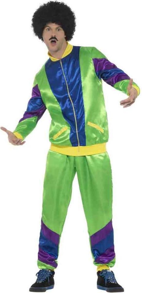 Flitsend Jaren 80 Trainingspak Man - Maat M