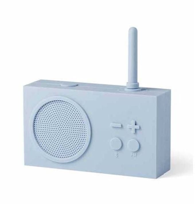 Lexon Design TYKHO 3 FM Badkmerradio Bluetooth Speaker - Light Blue