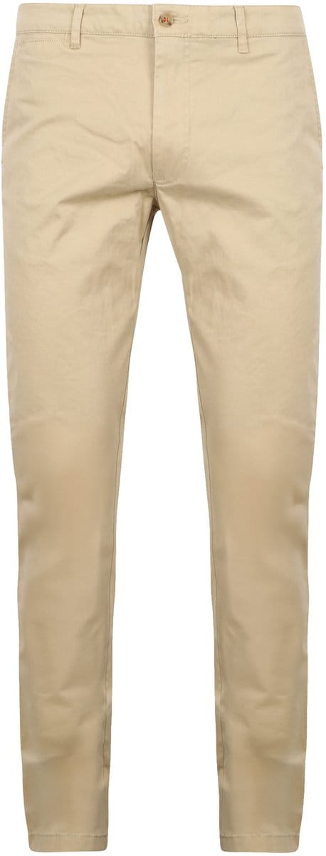 Suitable Chino broek Plato Ecru - Maat 48 - Heren - Mannen broeken