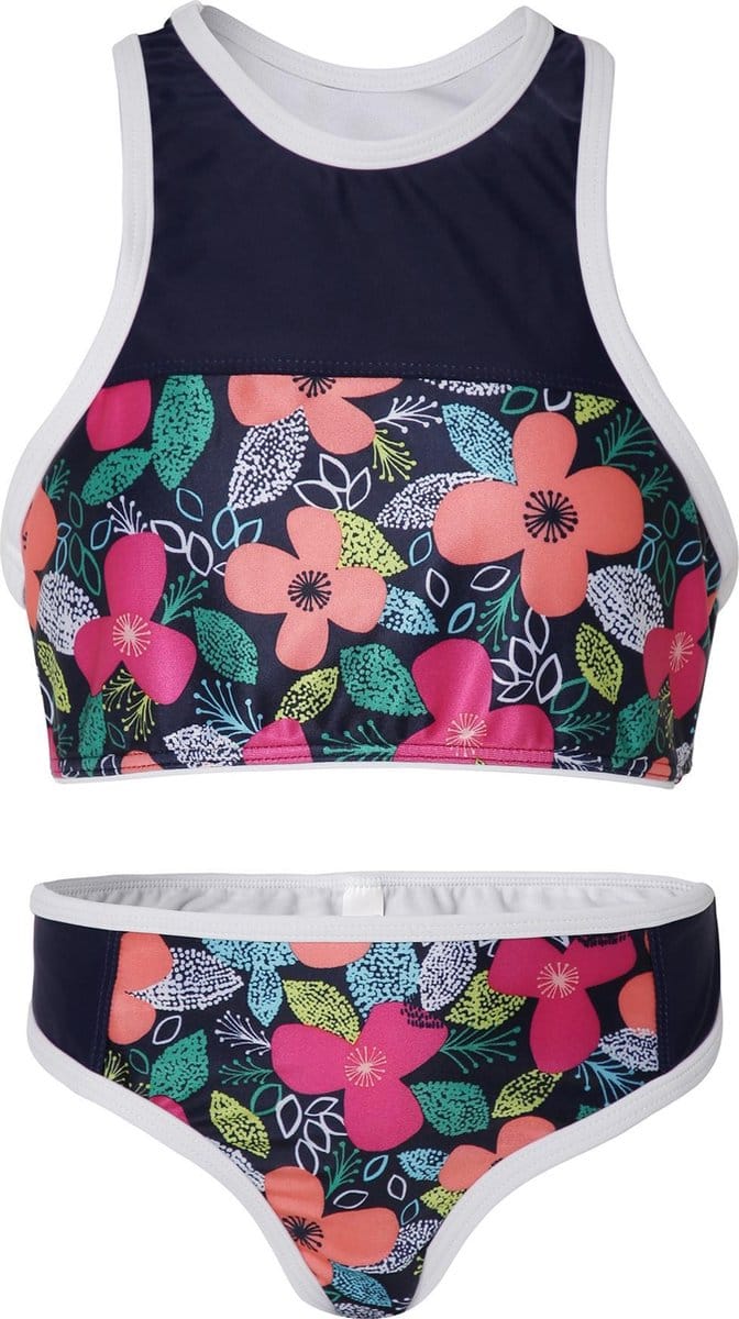 Bikini sport retro - Tropical flowers 128-134