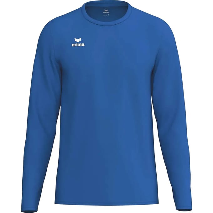 Erima Intro Voetbalshirt Lange Mouw Kinderen - New Royal | Maat: 116