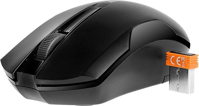 A4Tech G3-200N-1 Serie - Draadloze Muis - V-Track Technologie - 1000 DPI - Zwart