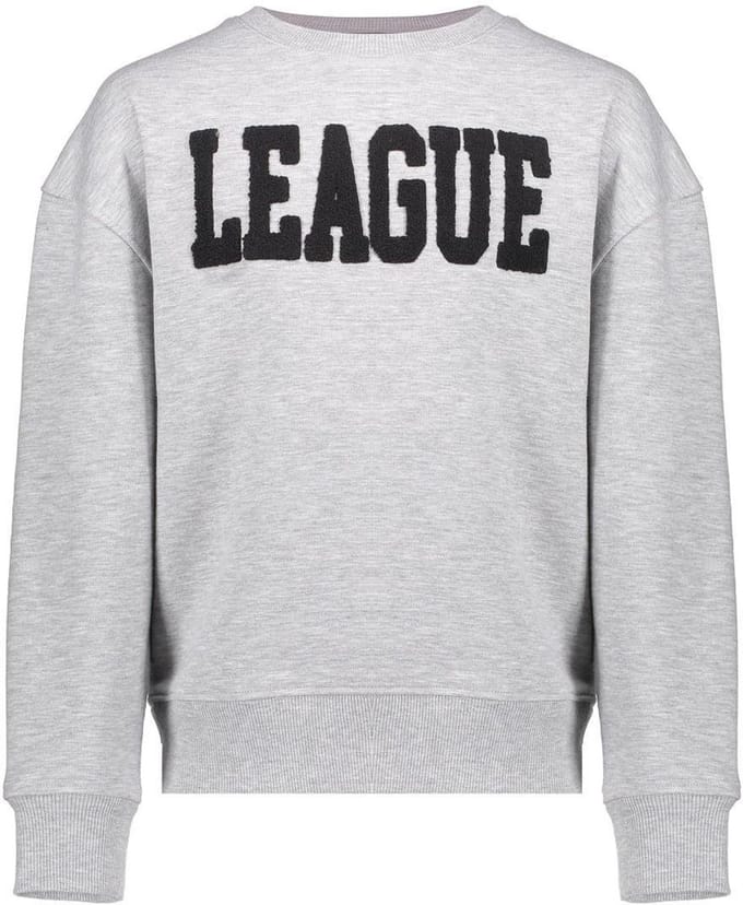 Geisha winter sweater meisjes - grijs/zwart - league
