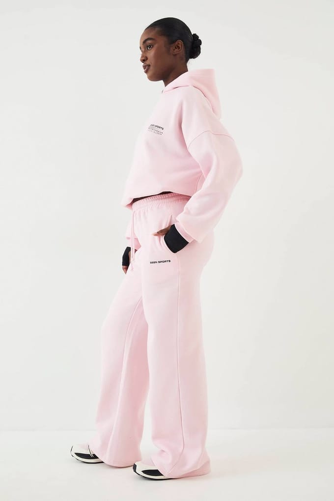 Dames DSGN Studio Sport Rechte Pijp Jogger | Marshmallow Pink | Maat: Large