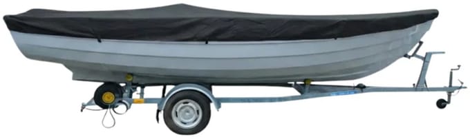 Bootzeil Afdekzeil 600D Luxe Zwart | 220-250cm lang x 135cm breed