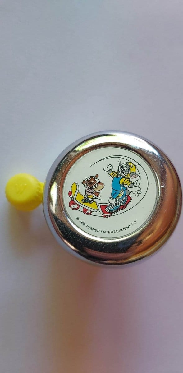 Widek - Fietsbel - Tom & Jerry - Chroom geel