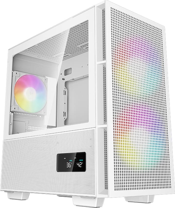 DeepCool R-CH360-WHAPE3D-G-1 computerbehuizing Micro Tower Wit