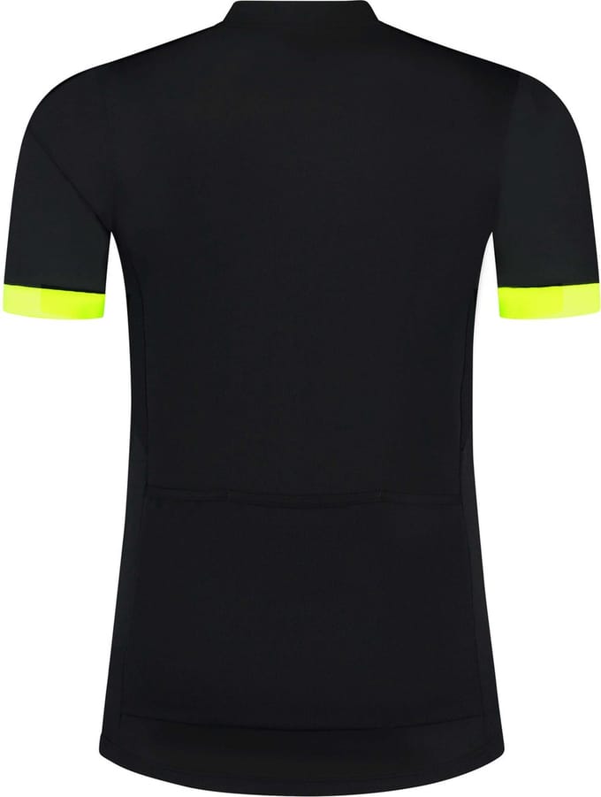 Rogelli Core Heren Fietsshirt - Korte Mouw - Korte Rits - Zwart/Fluor