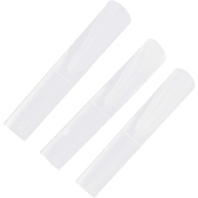 3 Stuks Altsaxofoon Riet Draagbaar Slijtvast Duurzaam Geavanceerd Vakmanschap Hars Altsaxofoon white