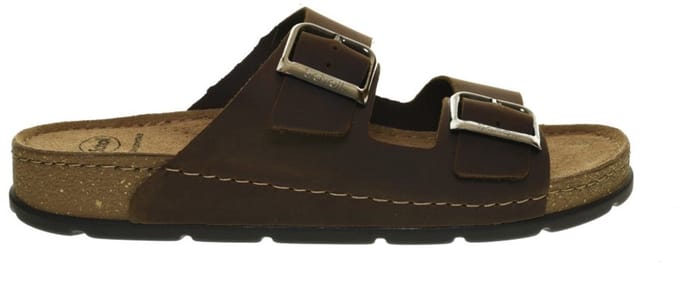 Scholl Bora 2 Bruin Olied Herenslipper maat 42
