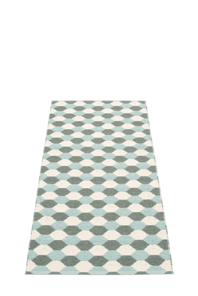 Pappelina - Dana Wendevloerkleed - militairgroen - 70 x 160 cm