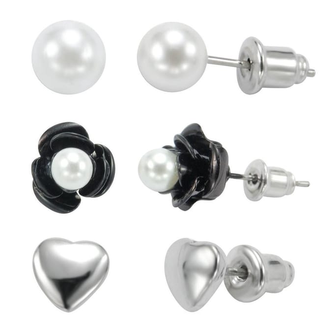 Behave - Oorbellen dames - Set oorknoppen - Tijdloos - Cadeautip