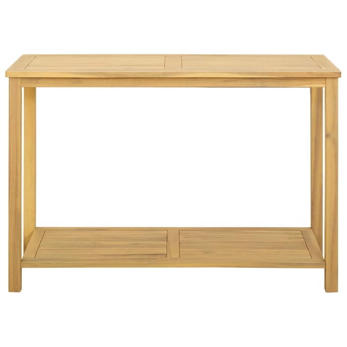 vidaXL Tuin Console Tafel Licht acacia 110 x 40 x 75 cm