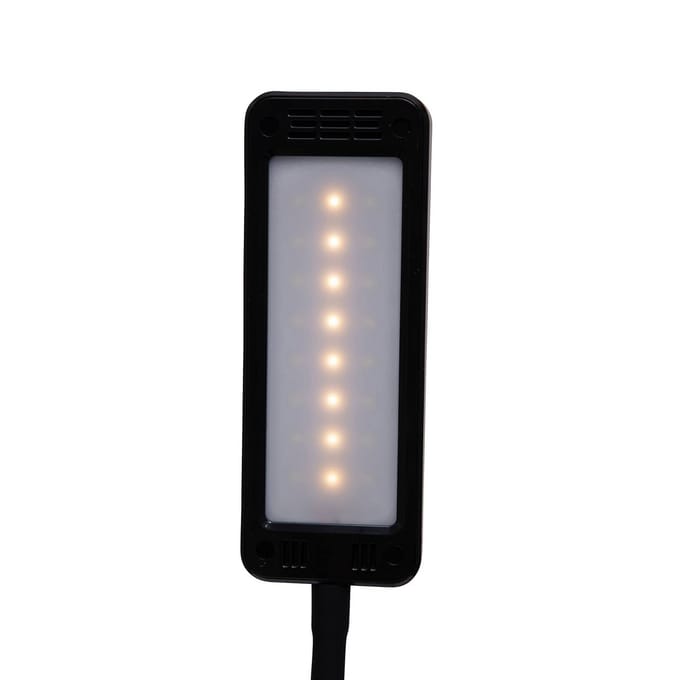 LED bureaulamp MAULpearly, zwart, 38 cm, dimbaar, CCT