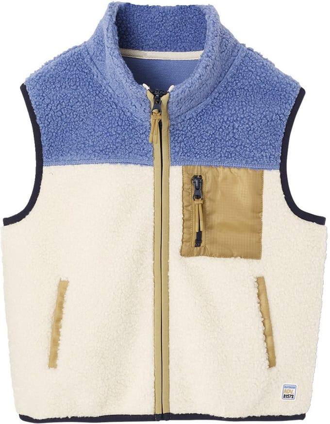 Vertbaudet Sweater voor jongens zonder mouwen in sherpa