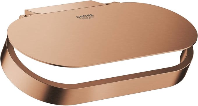 GROHE Selection Closetrolhouder Met Deksel - Warm Sunset Geborsteld (mat brons) - 41069DL0