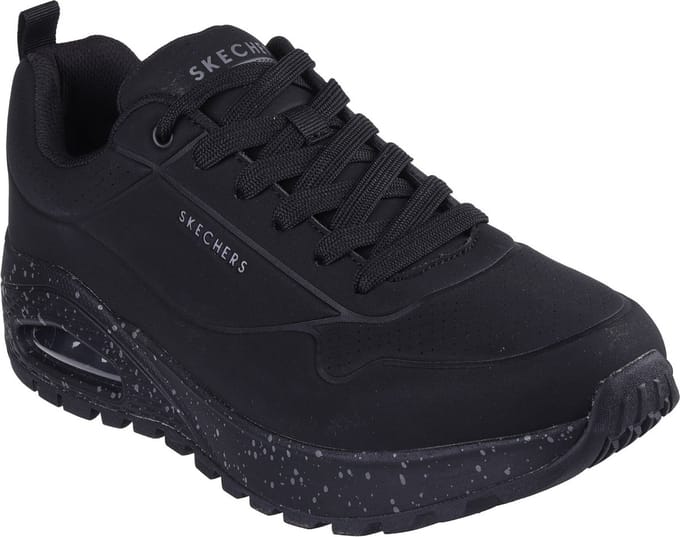 Skechers heren UNO RUGGED - WAT-AIR-PROOF sneakers sneakers 183048 BBK zwart