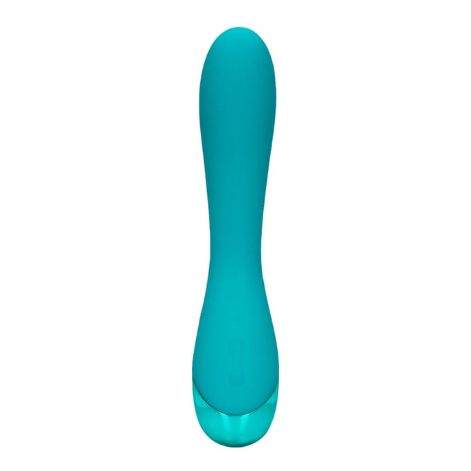 Loveline by Shots - Smooth Silicone G-Spot Vibrator - Teal Blue