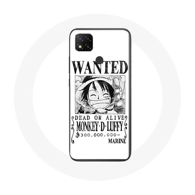 Xiaomi Redmi 9C hoesje One Piece Manga Research Poster Wit wit