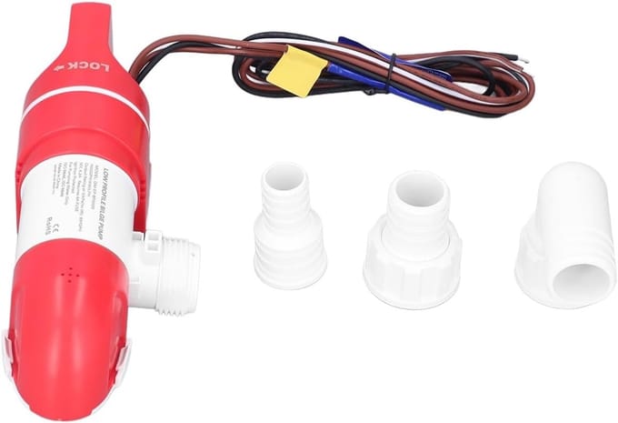 Waterlenspomp - Bilgepomp - Boten - Automatische waterdetectie - 1100 GPH