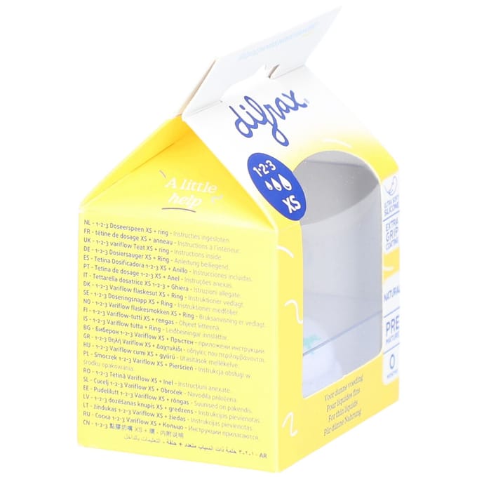 Difrax - XS Doseerspeen met 1-2-3 Ring - 1st