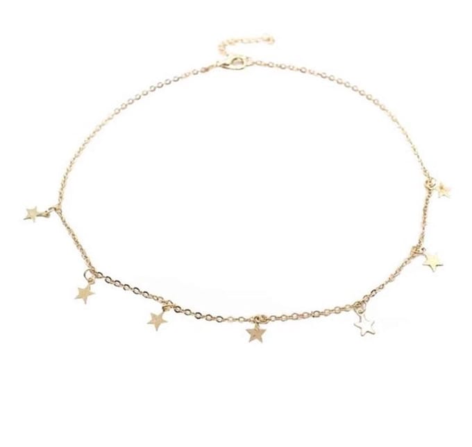 Jomide Choker - Sterretjes - Goudkleurig - Dames