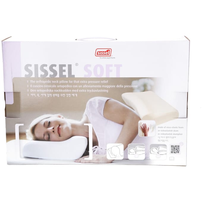 Sissel Soft Hoofdkussen Visco-Elastisch + Fluwelen Overtrek Large 1 Kussen