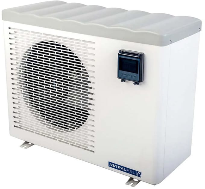 Astralpool 77255 Eco Elyo-30 T 11m³/h Inverterwarmtepomp Zilver