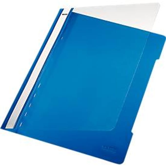 Leitz Snelhechter A4 - 30% pre-consumer gerecycled plastic - 25 Stuks - Blauw