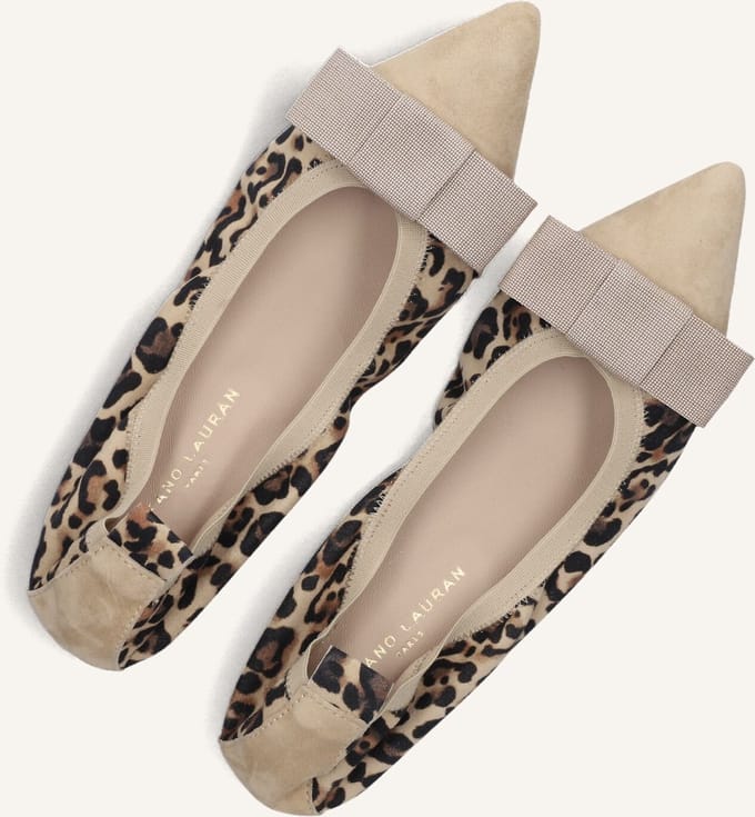 STEFANO LAURAN Ivonne Ballerina's Dames - Beige - Maat 37