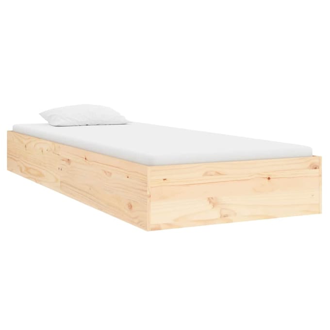 vidaXL - Bedframe - massief - hout - 75x19 - cm