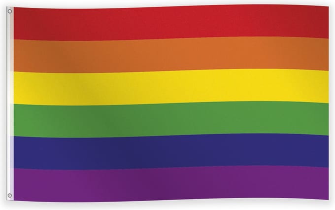 Vlag Pride 150 x 90 cm