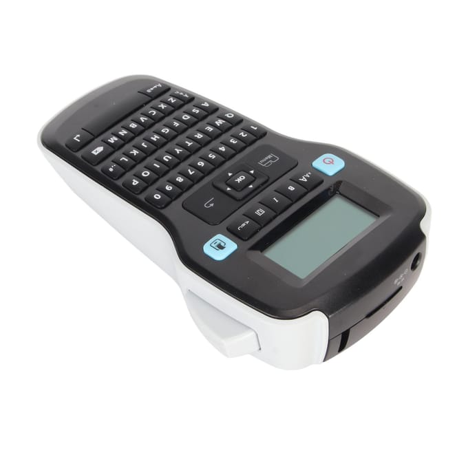 Étiqueteuse portable avec clavier et imprimante d'étiquettes, facile à utiliser, grand écran gray