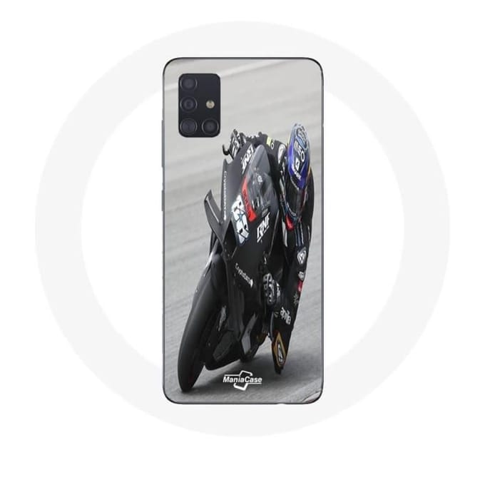 Coque maniacase pour Samsung Galaxy A51 miguel oliveira moto gp noir