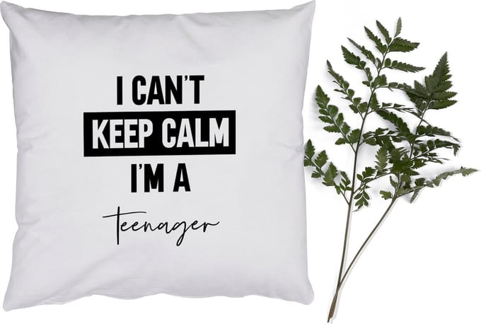 Sierkussens - Kussentjes Woonkamer - 45x45 cm - Kinderen - Quote - Zwart - Wit