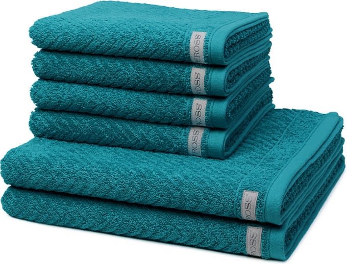Ross Dames en Heren 4 X handdoek 2 X douchehanddoek - in set Smart