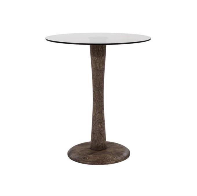 Bijzettafel Boogie 60x60cm Bruin | BY-BOO