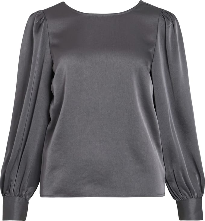 VILA - VILONE O-NECK L/S KNOT TOP - Dames - Blouses