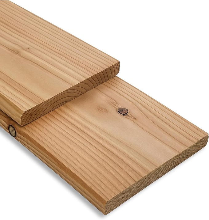 Gladde Lariks Terrasplank 27 x 142 mm - 40 cm Constructiehout
