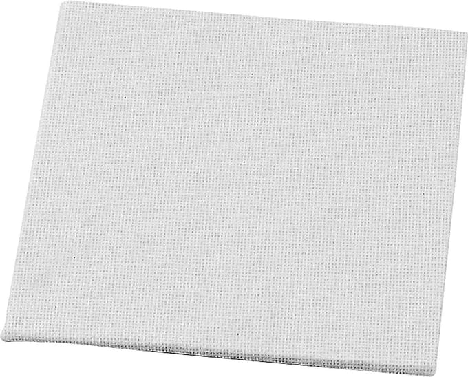 Creativ Company Canvas Panel Wit 280gr 10x10cm