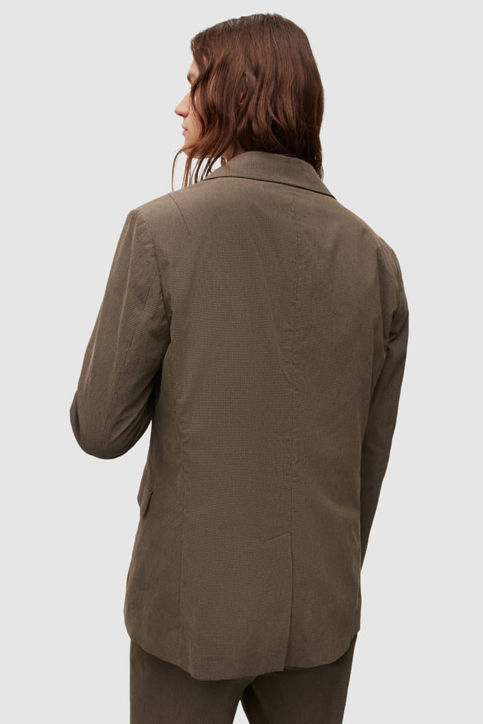 AllSaints Capella Blazer Brown Größe: 38 | Blazer Outlet | Herren | Braun
