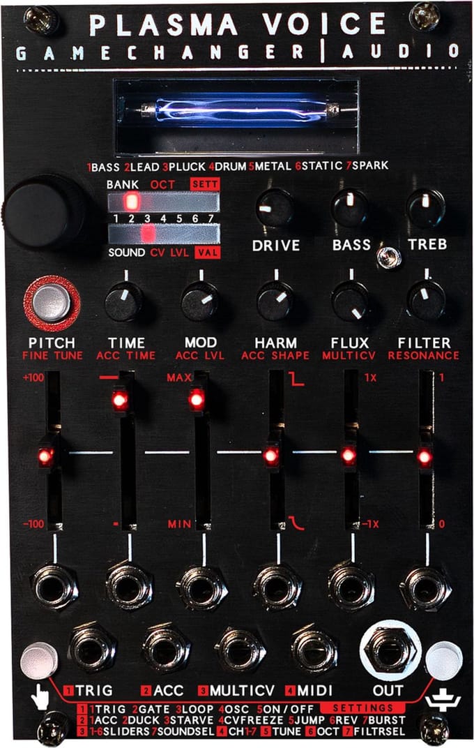 Gamechanger Audio Plasma Voice Eurorack - High voltage eurorack module