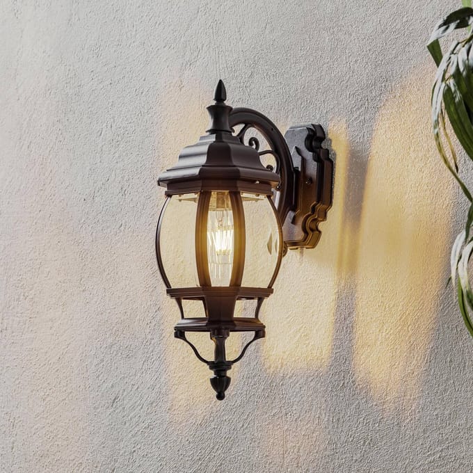 K.S. Verlichting Buitenwandlamp Andrew lantaarn hangend, zwart