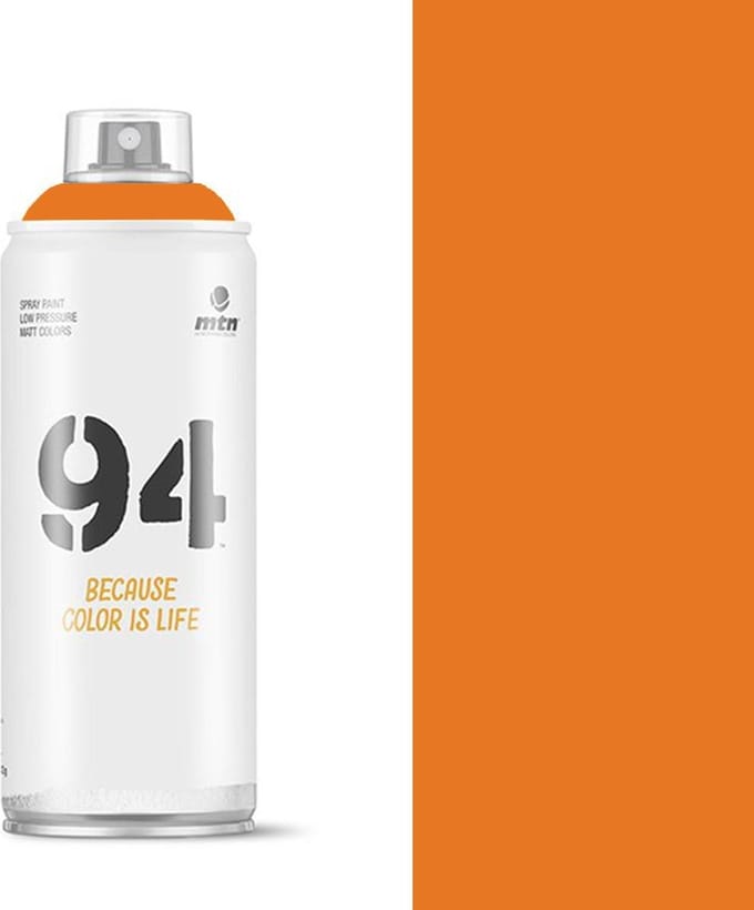 MTN94 Mango spuitverf - 400ml lage druk en matte afwerking