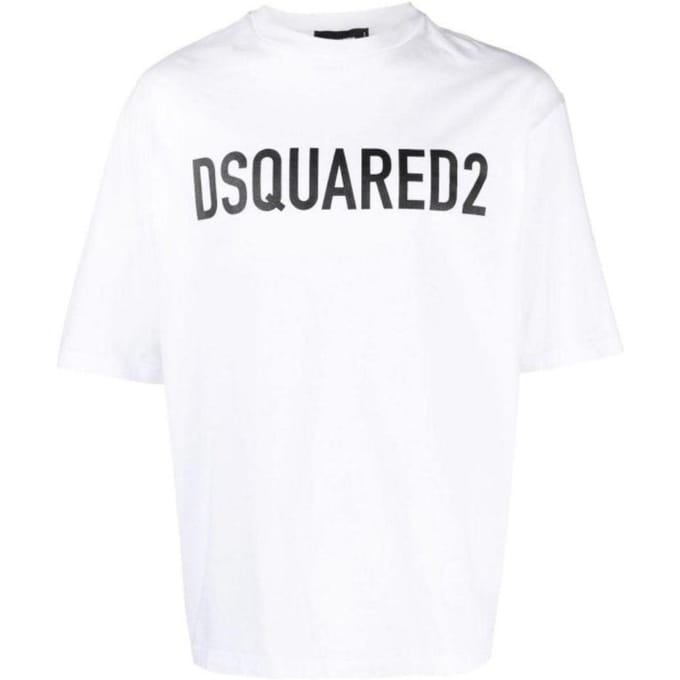 DSquared2 Herenlogo T-Shirt (Wit)